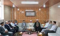 دیدار سرپرست منطقه ویژه اقتصادی پارسیان با امام جمعه اهل سنت شهر پارسیان
